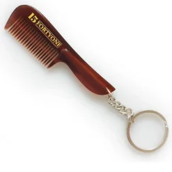 1541 London Moustache Comb Keyring Outlet