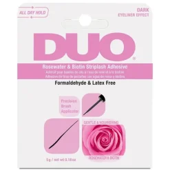 Ardell DUO Rosewater & Biotin Striplash Adhesive – Dark 5 g Clearance