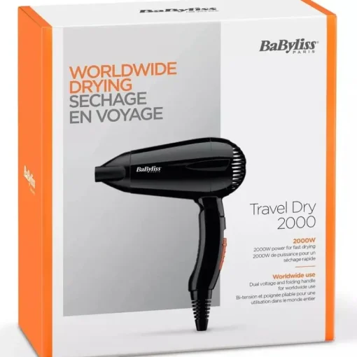BaByliss Hairdryer – Travel Dry 2000 5344E Discount