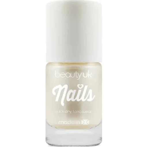 BeautyUK Beauty UK Candy Pearl Nail Polish – White Clearance
