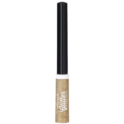 BeautyUK Beauty UK Glitter Eyeliner – Gold 5ml New