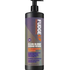 Fudge Clean Blonde Damage Rewind Violet-Toning Shampoo 1000ml Online
