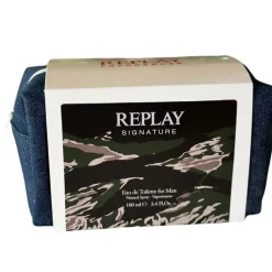 Replay Giftset Signature Man Edt 100ml + Pochette Best