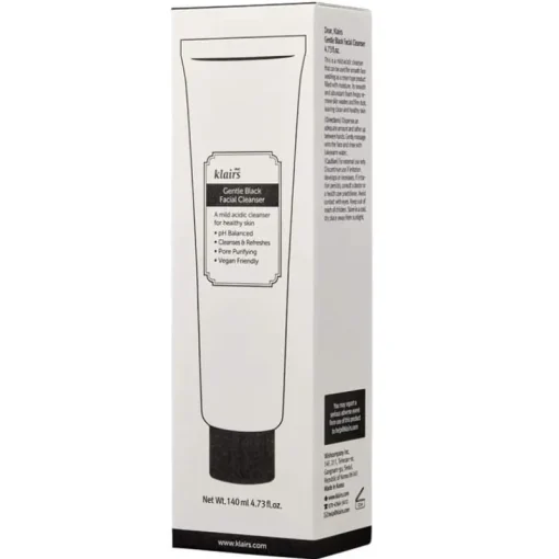 Klairs Gentle Black Facial Cleanser 140ml Hot