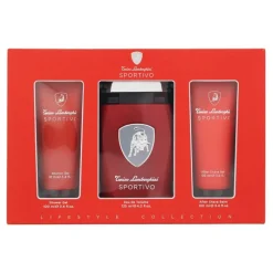 Lamborghini Sportivo Edt 125ml + Aftershave 100ml + Shower Gel 100ml Online