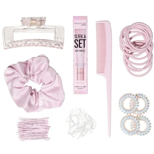 Makeup Revolution Hair Sleek & Set Styling Gift Set New
