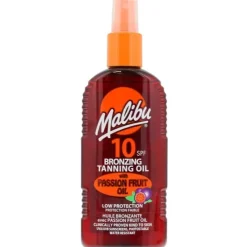 Malibu Bronzing Tanning Oil SPF10 Passion Fruit 200ml Outlet