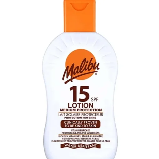 Malibu Sun Lotion SPF15 100ml Discount