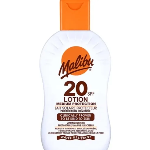 Malibu Sun Lotion SPF20 100ml Hot