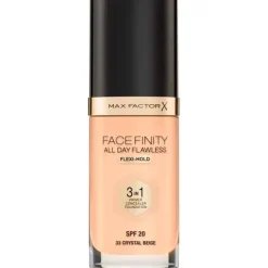 Max Factor Facefinity 3 In 1 Foundation 33 Crystal Beige Hot