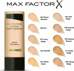 Max Factor Lasting Performance 100 Fair Sale
