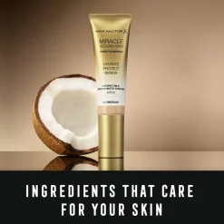 Max Factor Miracle Second Skin Foundation 12 Neutral Deep New