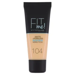 Maybelline Fit Me Matte + Poreless Foundation – 104 Soft Ivory Sale