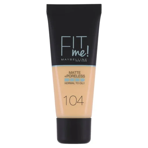 Maybelline Fit Me Matte + Poreless Foundation – 104 Soft Ivory Sale