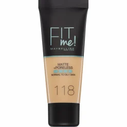 Maybelline Fit Me Matte + Poreless Foundation – 118 Nude Online