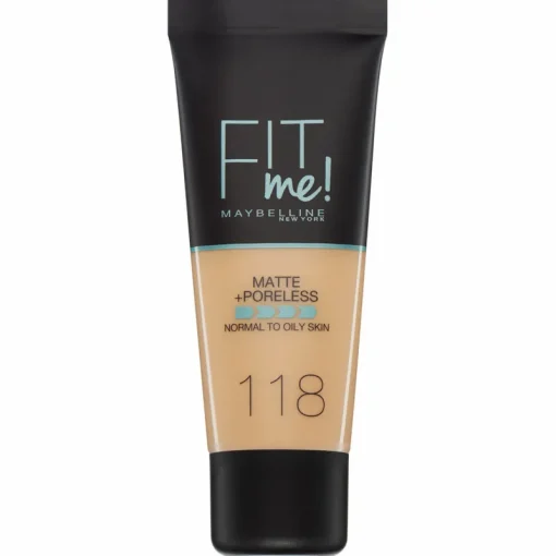 Maybelline Fit Me Matte + Poreless Foundation – 118 Nude Online