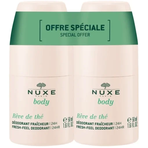 Nuxe Body Long Lasting Roll-On Set 2x50ml Fashion