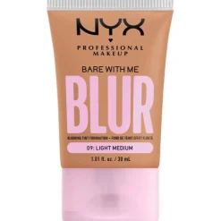 NYX PROF. MAKEUP Bare With Me Blur Tint Foundation 30ml 09 Light Medium Fashion
