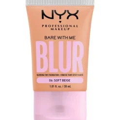 NYX PROF. MAKEUP Bare With Me Blur Tint Foundation 30ml 06 Soft Beige Clearance