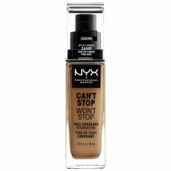 NYX PROF. MAKEUP Can’t Stop Won’t Stop Foundation – Caramel New
