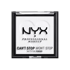NYX PROF. MAKEUP Can’t Stop Won’t Stop Mattifying Pressed Powder – Translucent Hot