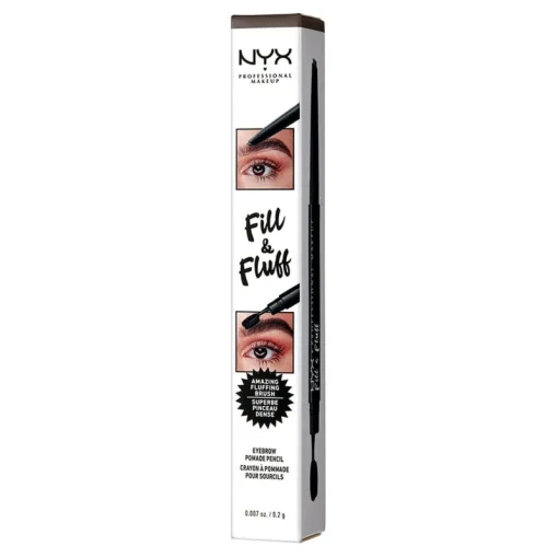 NYX PROF. MAKEUP Fill & Fluff Eyebrow Pomade Pencil – Brunette Outlet