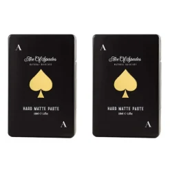 Ace 2-pack of Spades Natural Haircare Hard Matte Paste 100ml Fashion