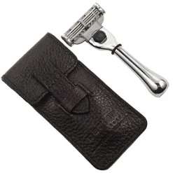Parker TM-3 Travel Mach-3 Razor with Leather Pouch Online