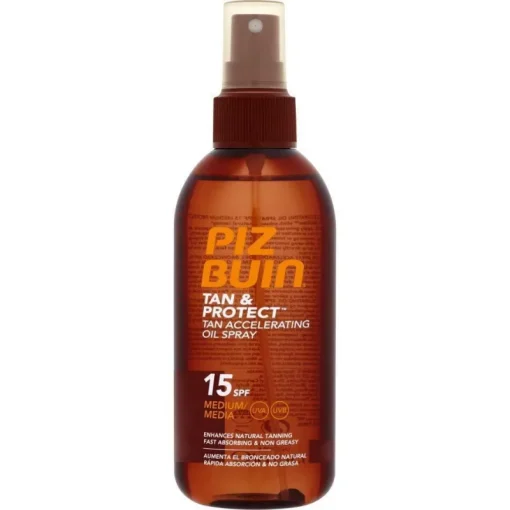 Piz Buin Tan & Protect Tan Accelerating Oil Spray SPF15 150ml Online