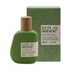 Replay Green On Me Man Edt 100ml New