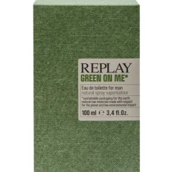 Replay Green On Me Man Edt 100ml New