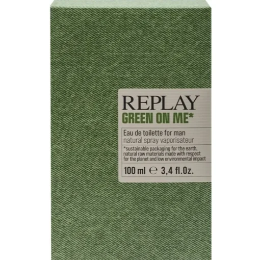 Replay Green On Me Man Edt 100ml New