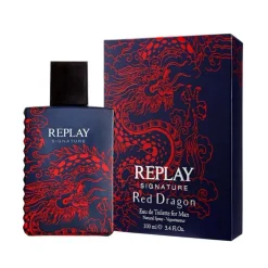 Replay Signature Red Dragon For Man Edt 100ml Clearance