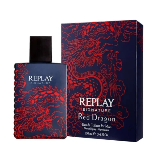 Replay Signature Red Dragon For Man Edt 100ml Clearance