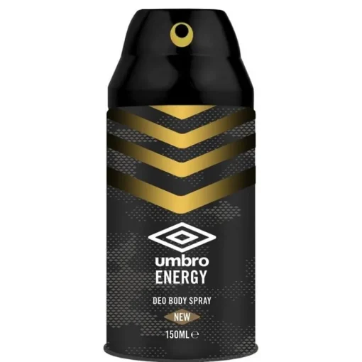 Umbro Energy Deo Body Spray 150ml New