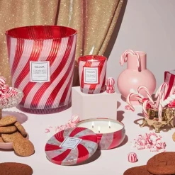 Voluspa Crushed Candy Cane 3-wick Tin Candle Best