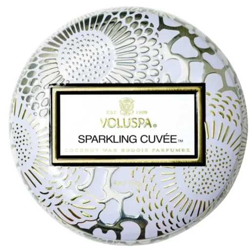Voluspa Decorative Tin Candle Sparkling Cuvée 113g Fashion