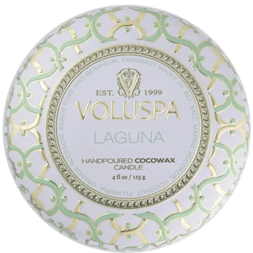 Voluspa Decorative Tin Candle Laguna 113g Fashion
