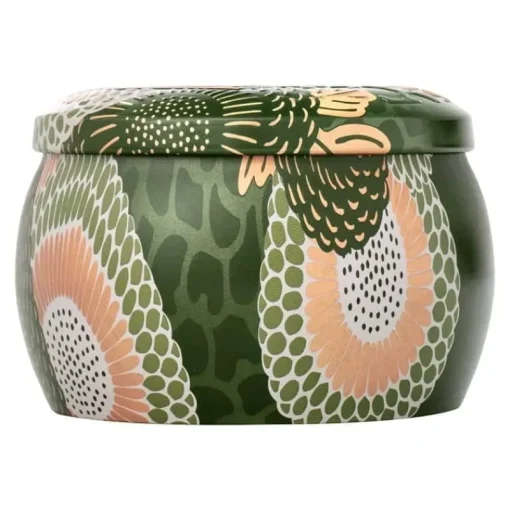 Voluspa Mini Decorative Tin Candle Temple Moss 113g Clearance