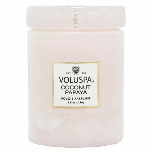 Voluspa Mini Large Glass Jar Coconut Papaya 156g Sale