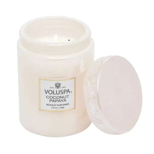 Voluspa Mini Large Glass Jar Coconut Papaya 156g Sale