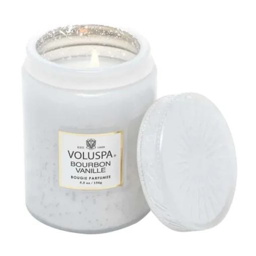 Voluspa Small Glass Jar Bourbon Vanille 156g Fashion