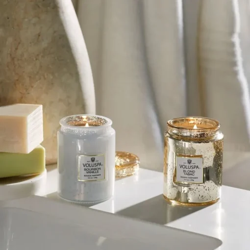 Voluspa Small Glass Jar Bourbon Vanille 156g Fashion