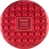 Voluspa 3-Wick Candle Decorative Tin Cherry Gloss 340g Clearance