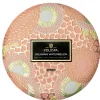 Voluspa 3-Wick Candle Decorative Tin Kalahari Watermelon 340g New