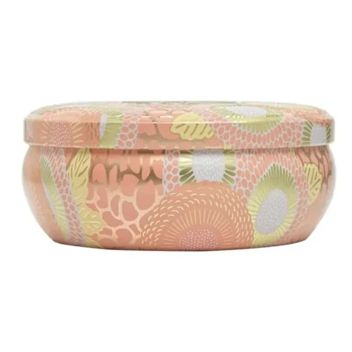Voluspa 3-Wick Candle Decorative Tin Kalahari Watermelon 340g New