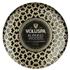 Voluspa 3-Wick Candle Decorative Tin Burning Woods 340g Online