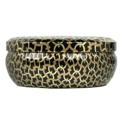 Voluspa 3-Wick Candle Decorative Tin Burning Woods 340g Online