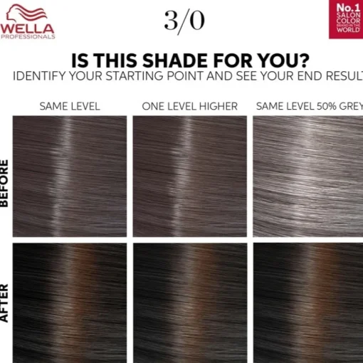 WELLA Color Touch Pure Naturals 3/0 Dark Brown Fashion