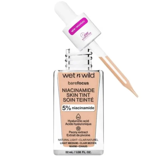 Wet n Wild Bare Focus Niacinamide Skin Tint 32ml – Light Online